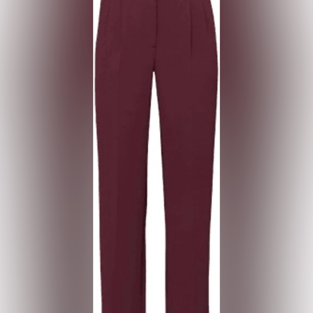 Aritzia- The Effortless pants in Burgundy